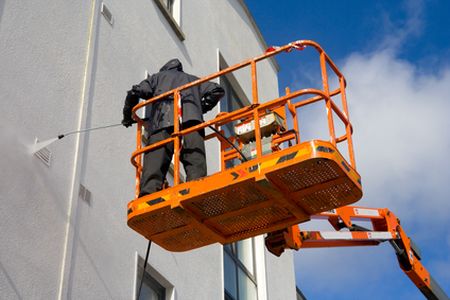 Commercial pressure-washing